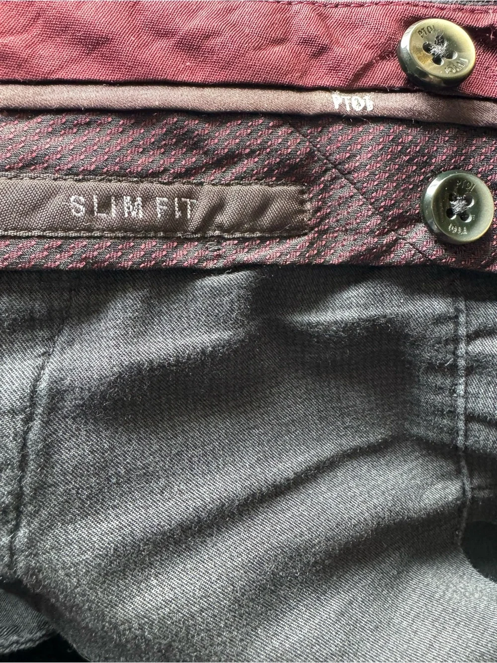 PT01 Torino Corduroy Trousers Navy Blue Slim Cut Cotton Minimalist